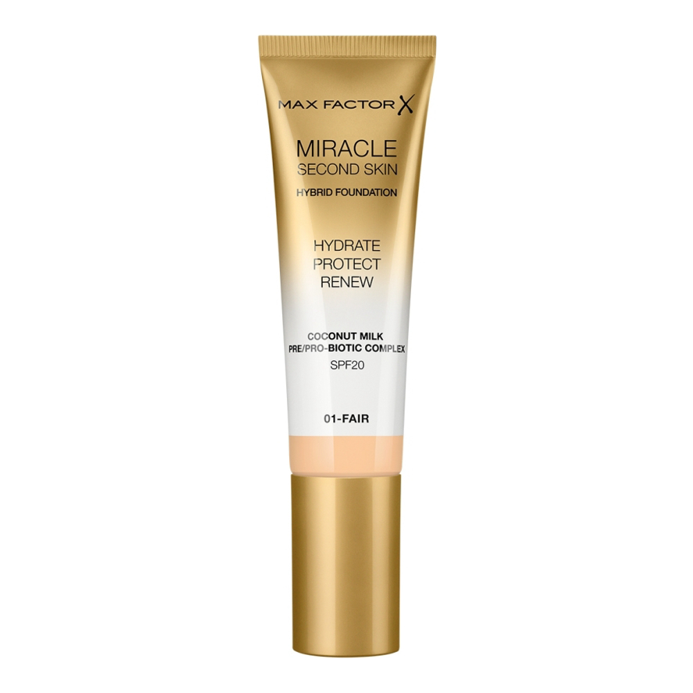 'Miracle Second Skin Hybrid' Foundation - 01 Fair 30 ml