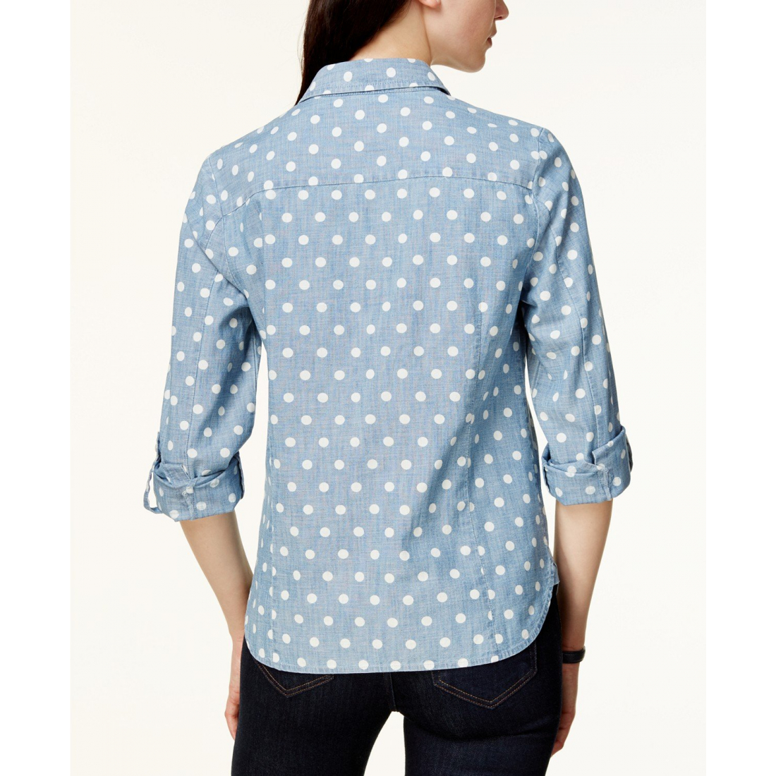 Chemise 'Cotton Printed Roll-Tab Utility' pour Femmes