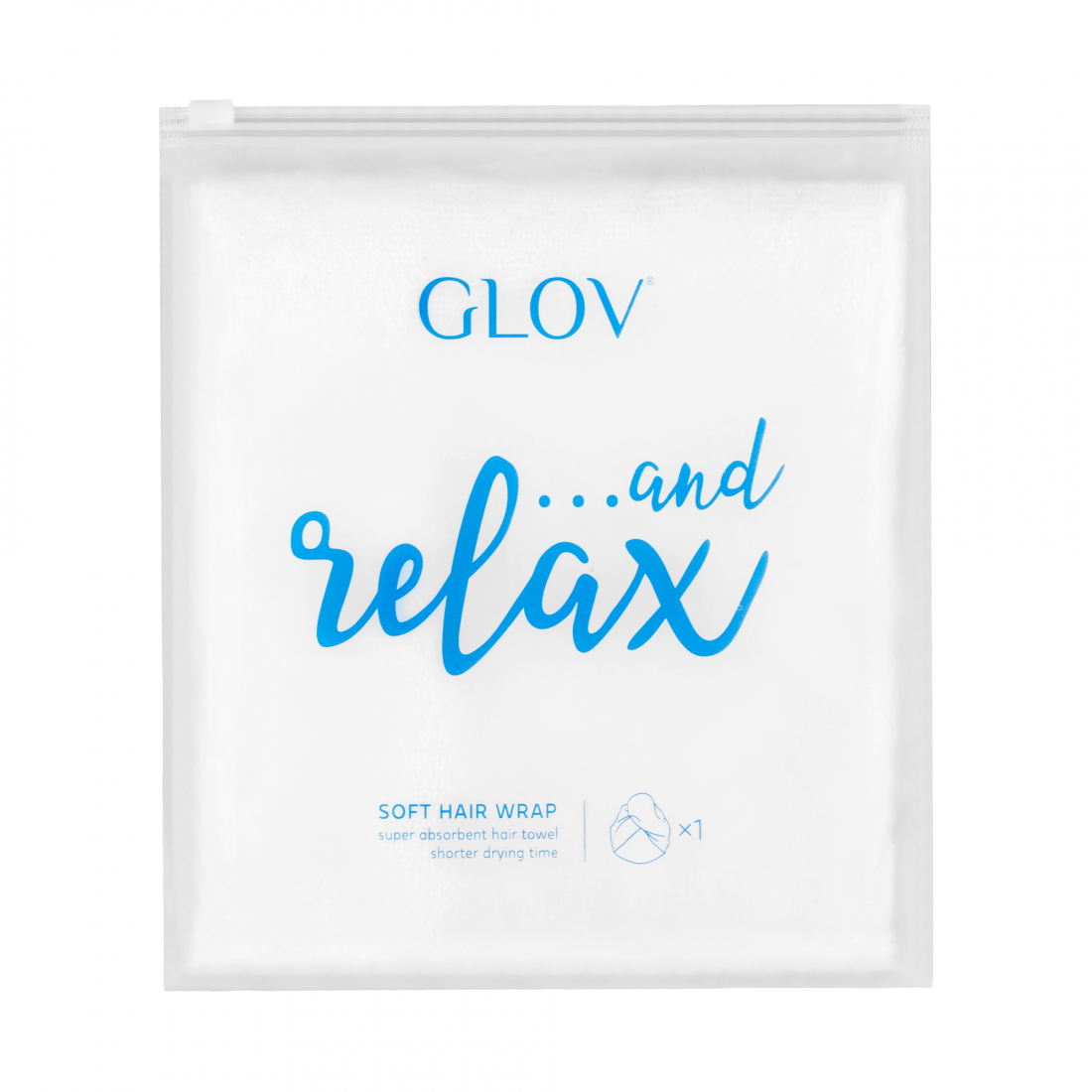 Serviette à cheveux enveloppe 'Soft'