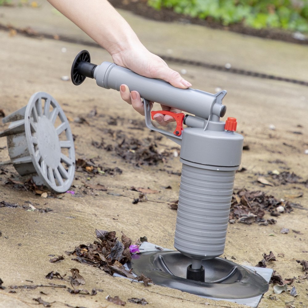 Universelle Pressluftpistole zur Abflussreiniung, mit Adaptern KlinGun Home Houseware