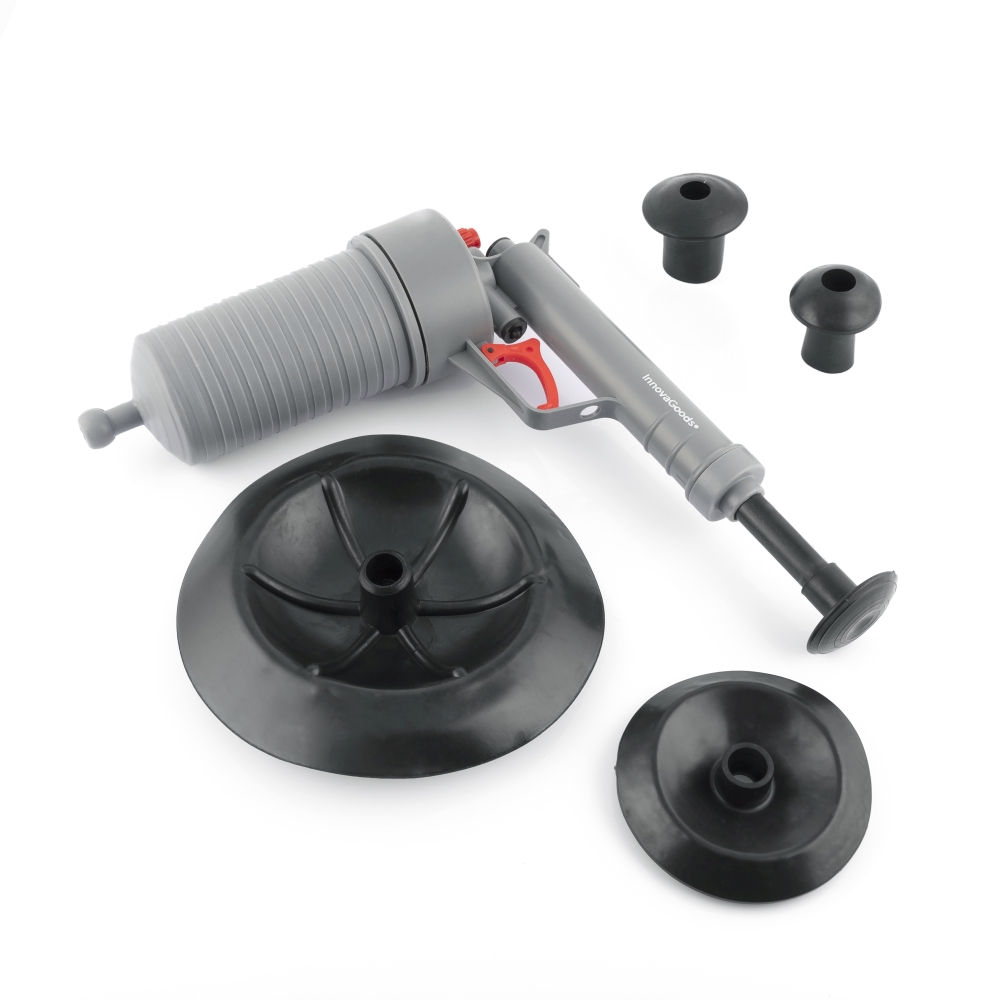 Universelle Pressluftpistole zur Abflussreiniung, mit Adaptern KlinGun Home Houseware