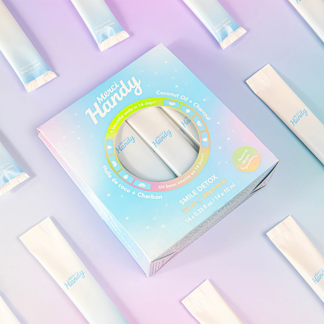 'Smile Detox Mint' Toothpaste - 14 Pieces, 10 ml