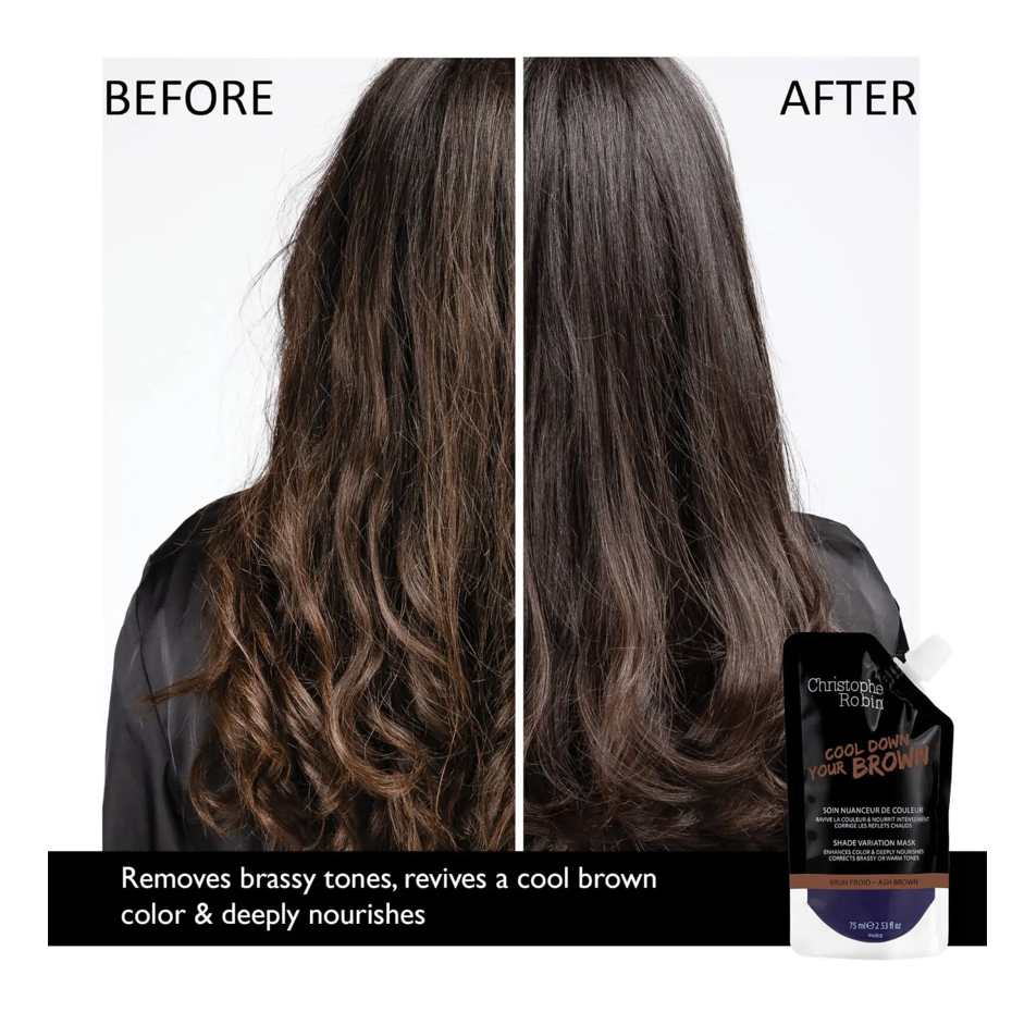 'Shade Variation Pocket' Hair Mask - Ash Brown 75 ml