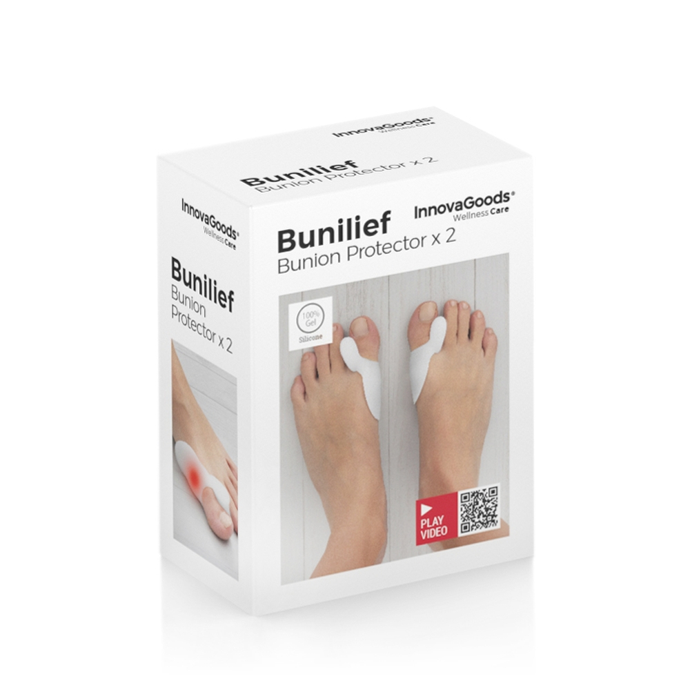 Silicone Bunion Corrector Protector Bunilief Pack - 2 Pieces