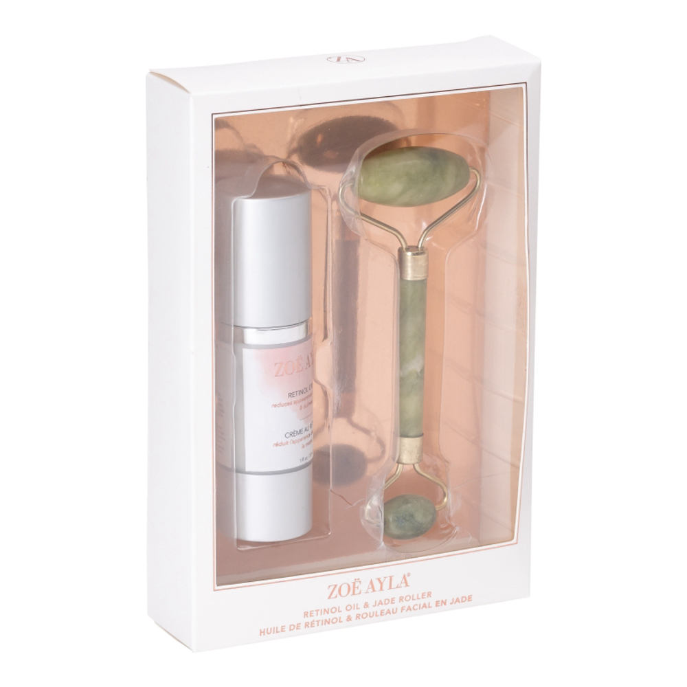 'Retinol & Jade Roller' Set - 2 Pieces