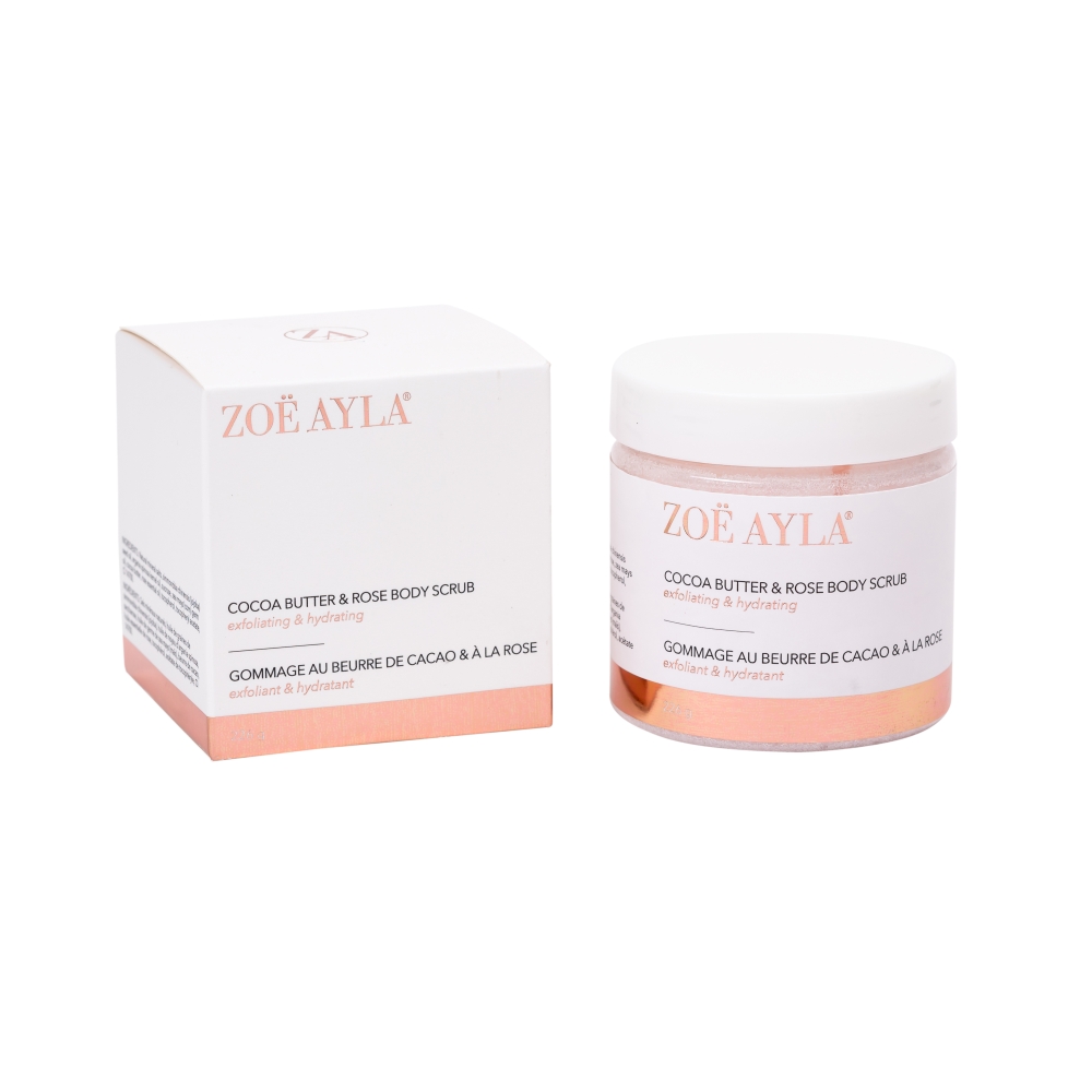 'Cocoa Butter & Rose' Body Scrub - 226 g