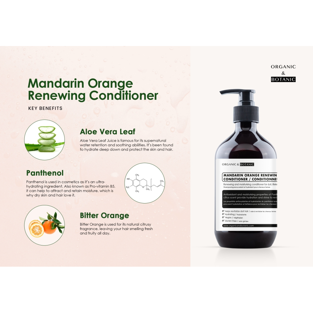 Après-shampoing 'Mandarin Orange Renewing' - 500 ml