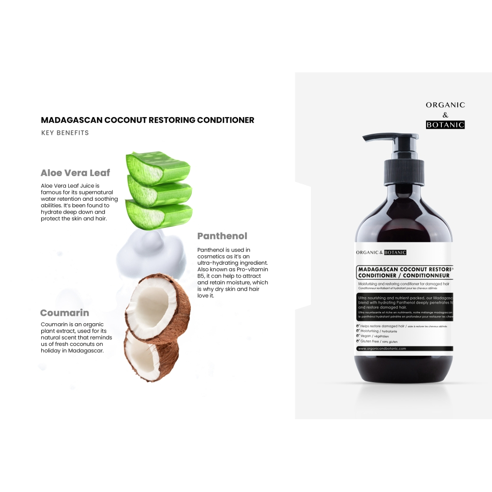 'Madagascan Coconut Restoring' Conditioner - 500 ml