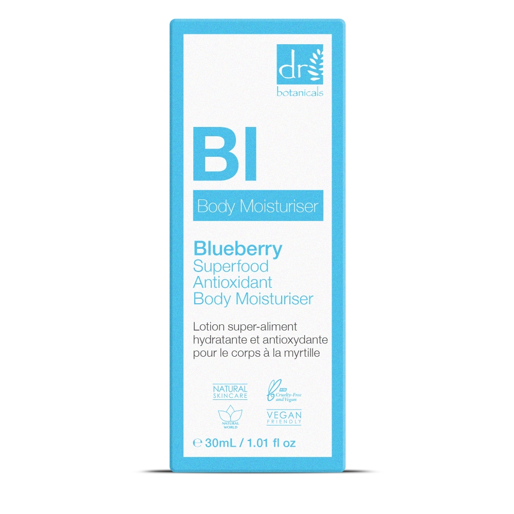 'Blueberry Superfood Antioxidant' Body Cream - 30 ml
