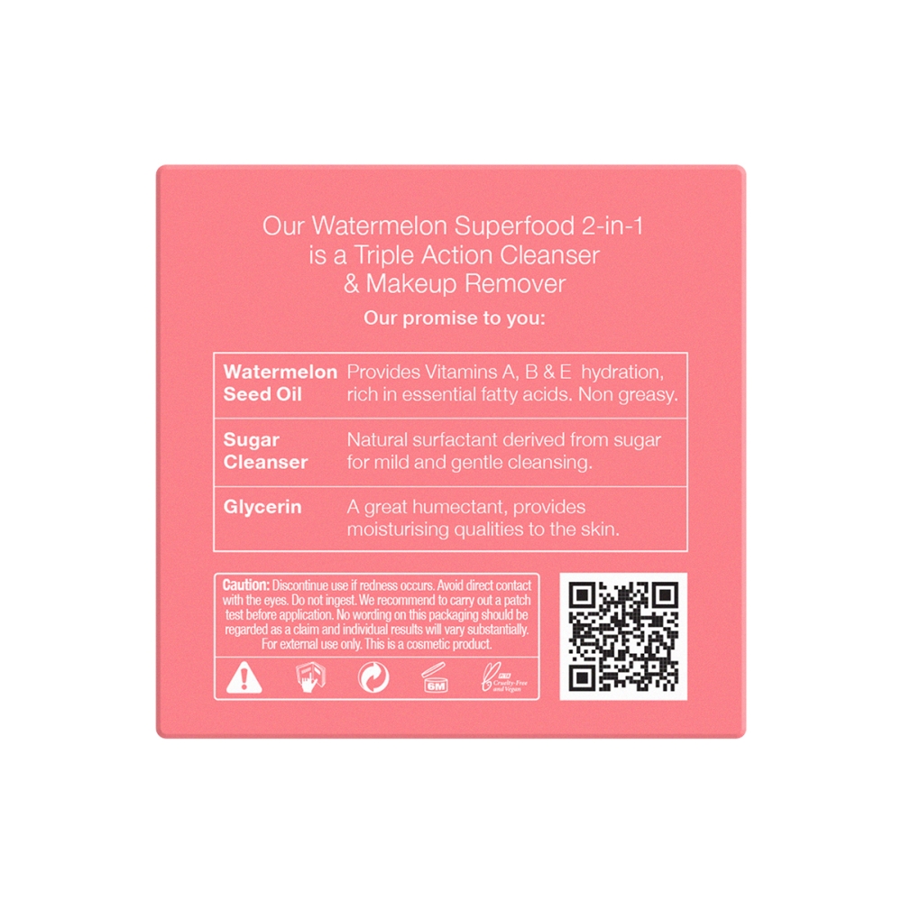 Démaquillant 'Watermelon Superfood 2-in-1' - 60 ml