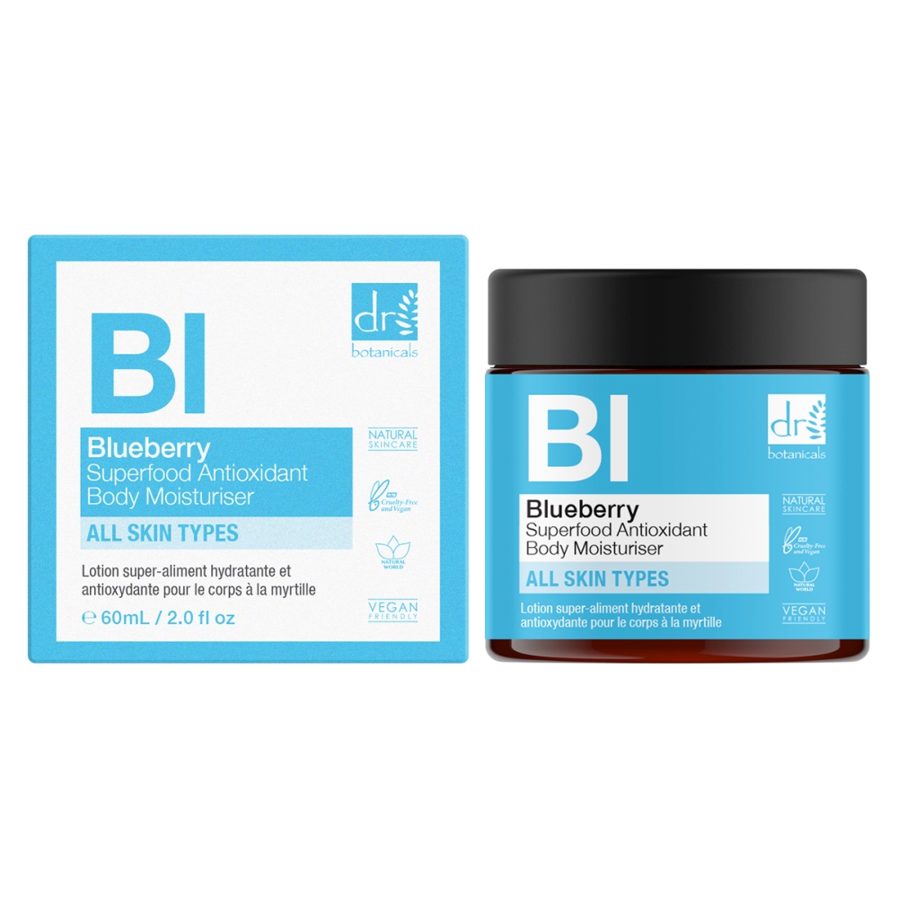 'Blueberry Superfood Antioxidant' Body Cream - 60 ml