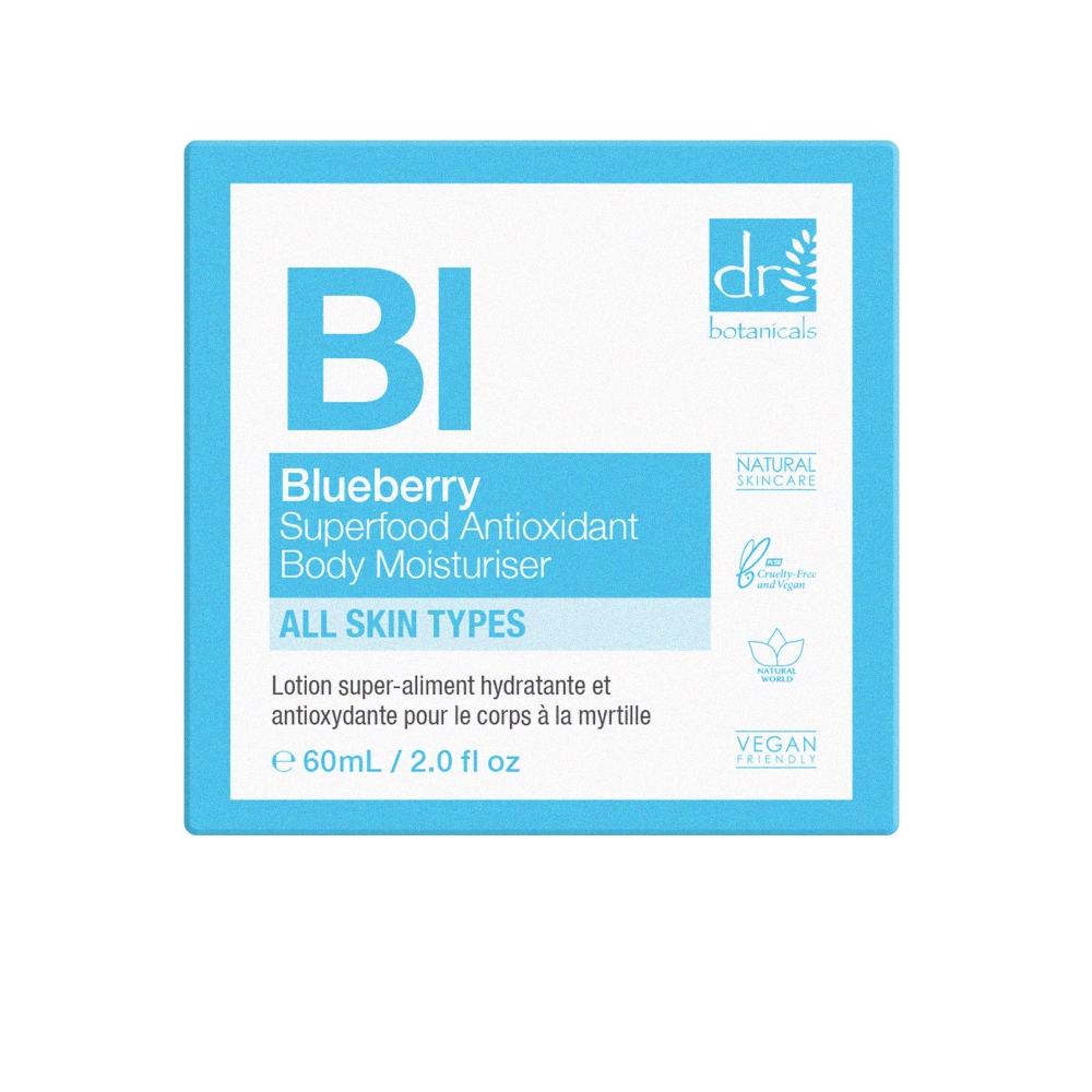 'Blueberry Superfood Antioxidant' Body Cream - 60 ml