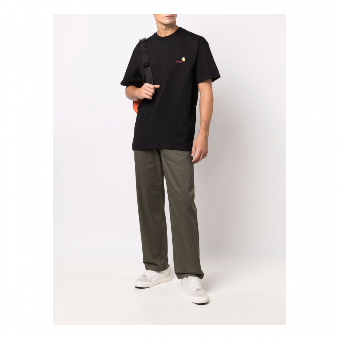 T-shirt 'Logo-Embroidered' pour Hommes