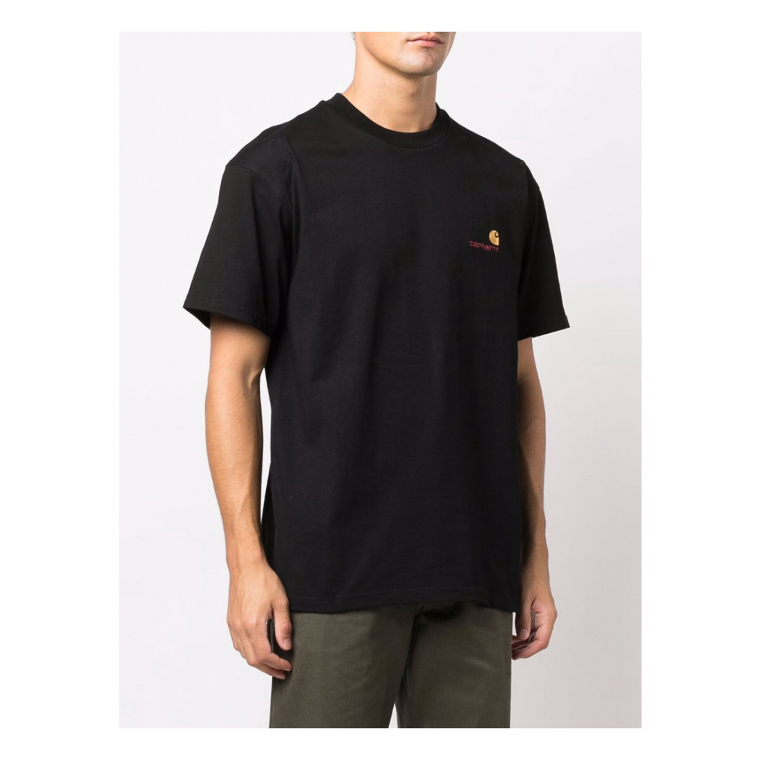 T-shirt 'Logo-Embroidered' pour Hommes