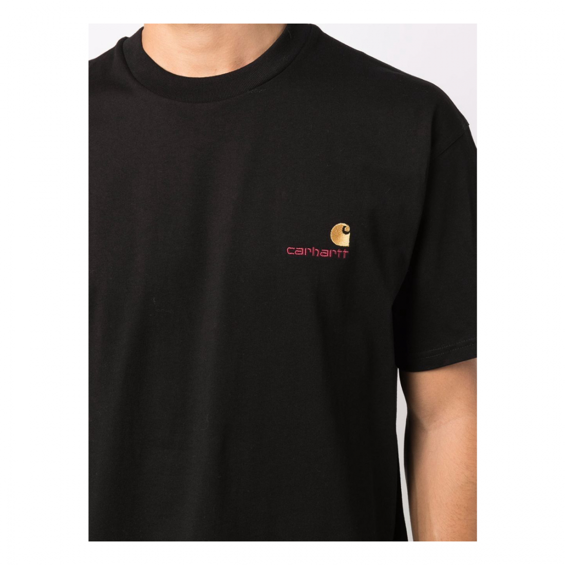 T-shirt 'Logo-Embroidered' pour Hommes