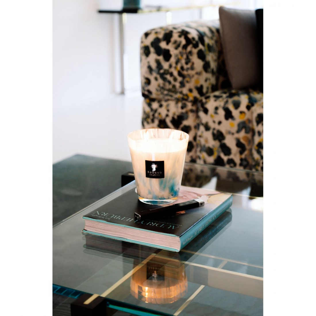 Bougie parfumée 'Pearls Sapphire Pearls Max 8' - 600 g
