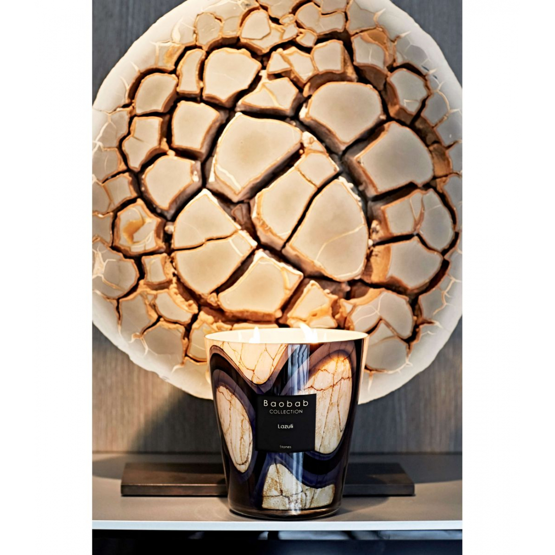 Bougie parfumée 'Stones Lazuli Max 10' - 1.3 Kg