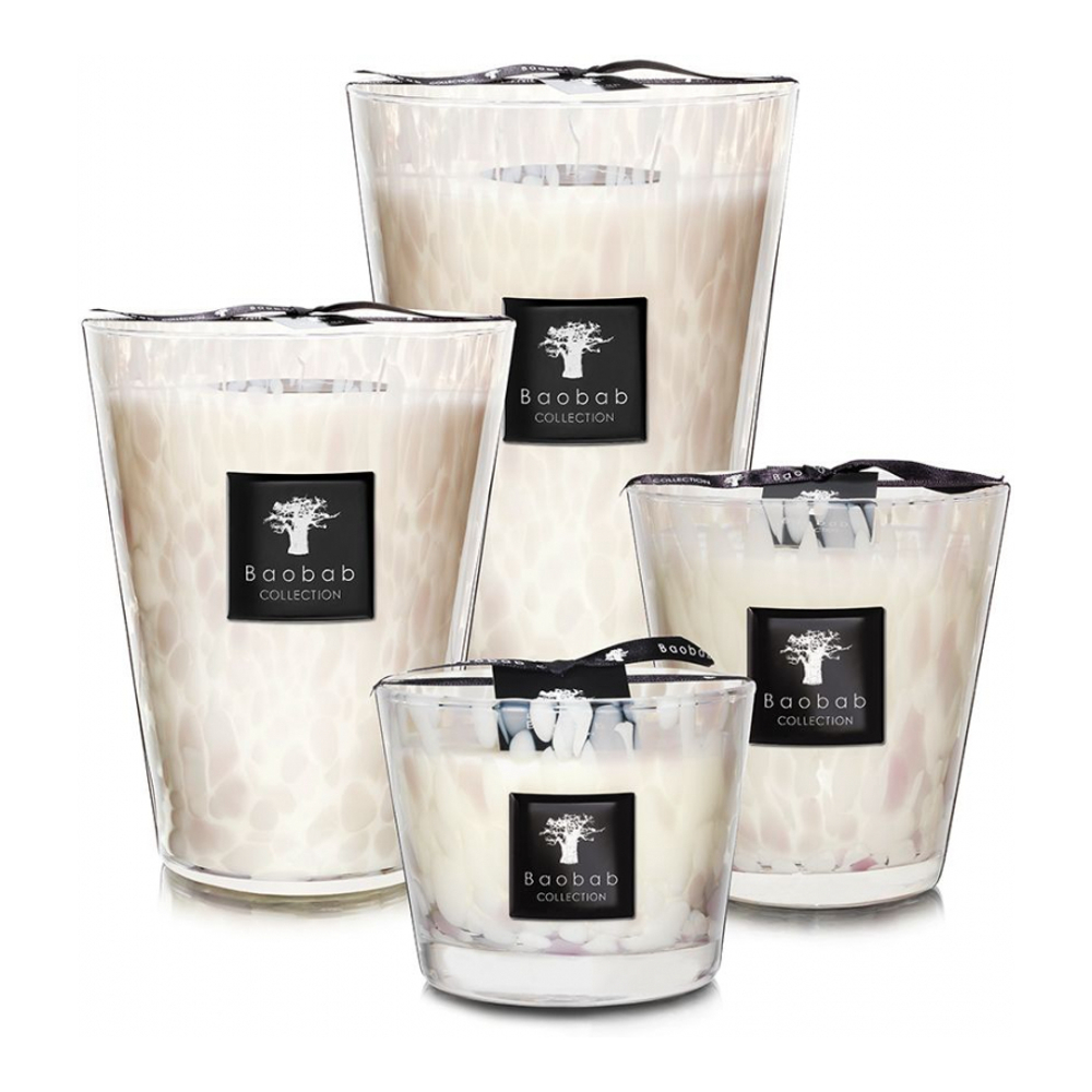 Bougie parfumée 'Pearls White Pearls Max 8' - 600 g