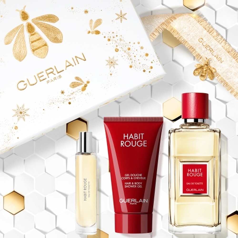 Coffret de parfum 'Habit Rouge' - 3 Pièces