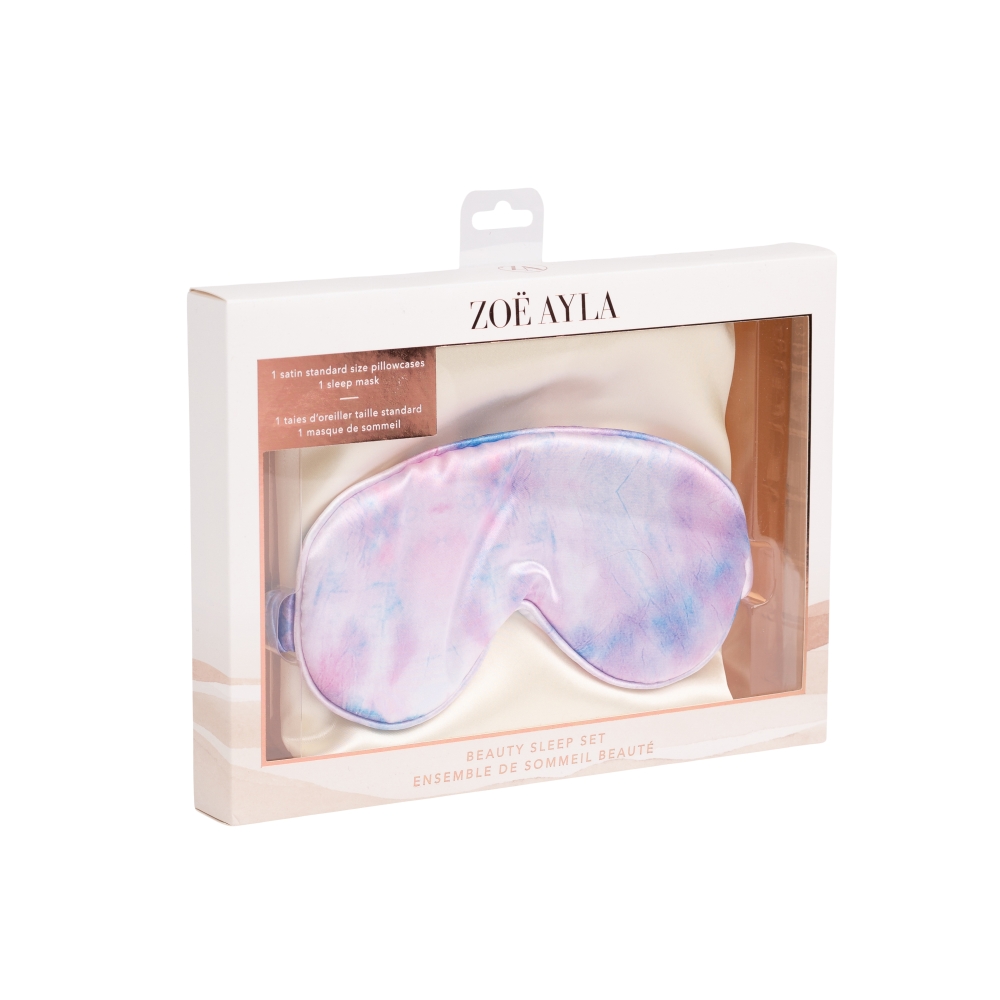 Housse d'oreiller, Masque de nuit  - 2 Pièces