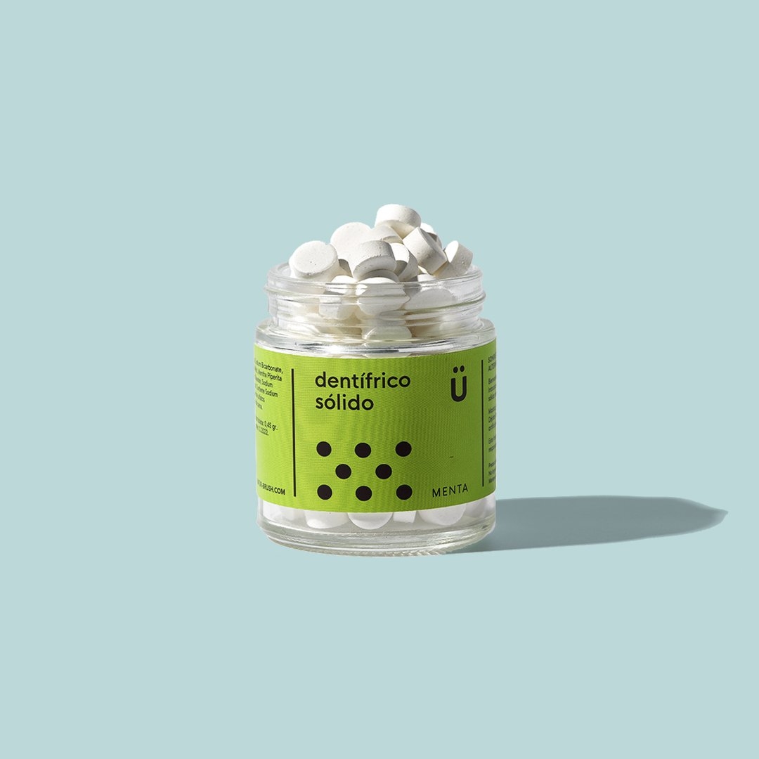 'Natural Mint' Solid toothpaste - 120 Tablets