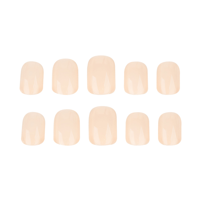 Capsules d'ongles 'Square' - Nude 24 Pièces