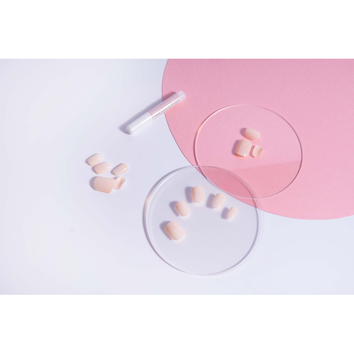 Capsules d'ongles 'Square' - Nude 24 Pièces