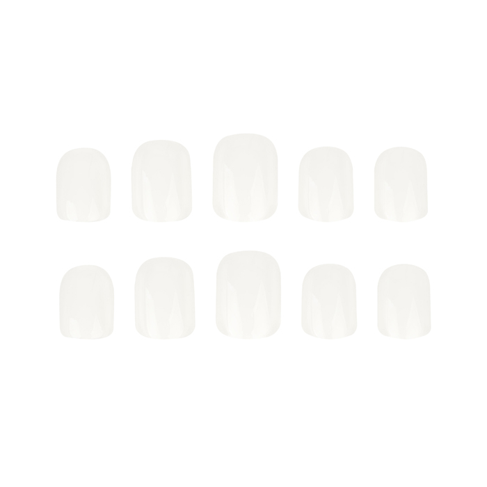 Capsules d'ongles 'Square' - White 24 Pièces