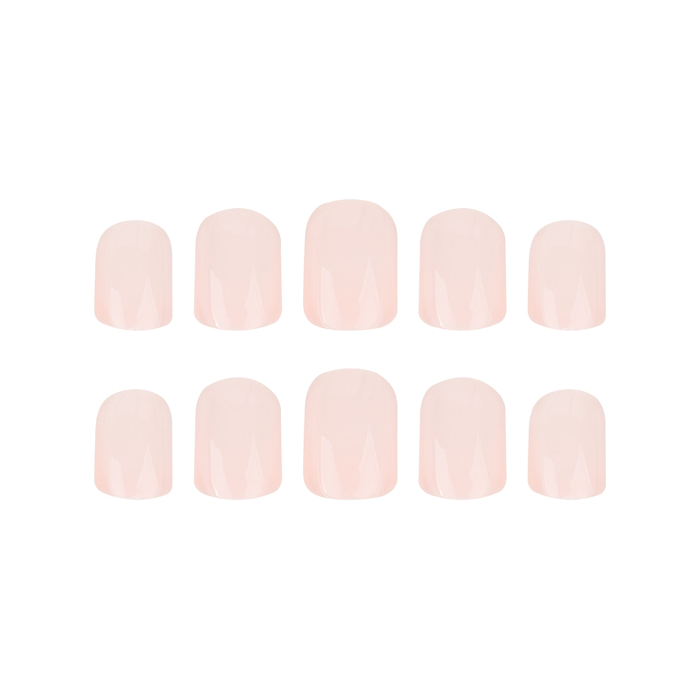 Capsules d'ongles 'Square' - Baby Pink 24 Pièces