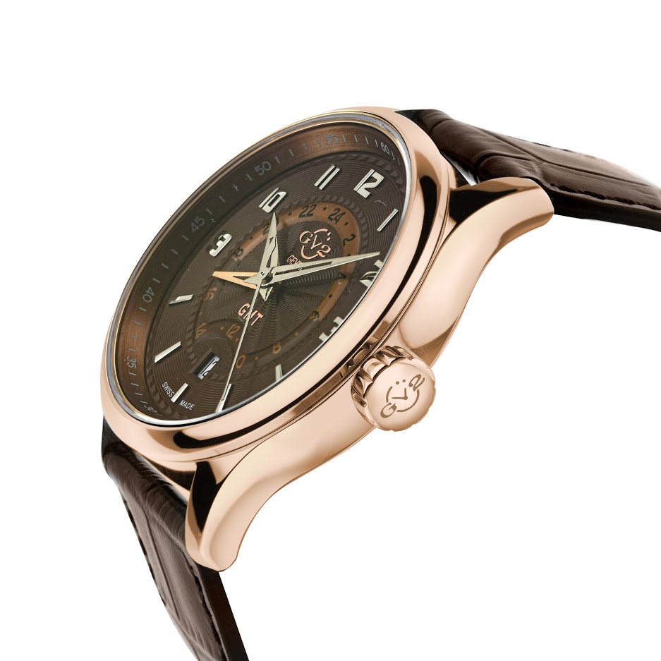 Montre 'Giromondo' Quartz Suisse pour Hommes