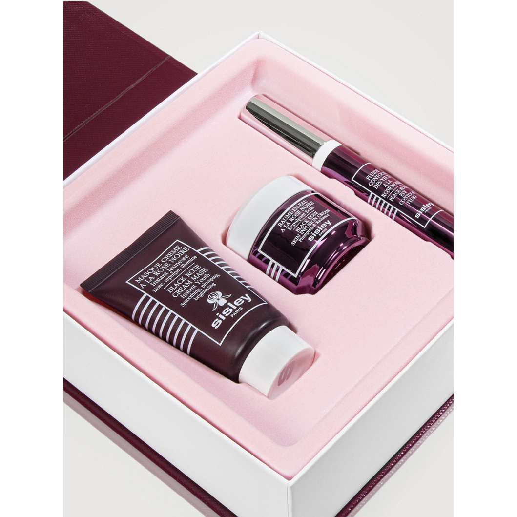Coffret de soins de la peau 'Collection Rose Noire' - 3 Pièces