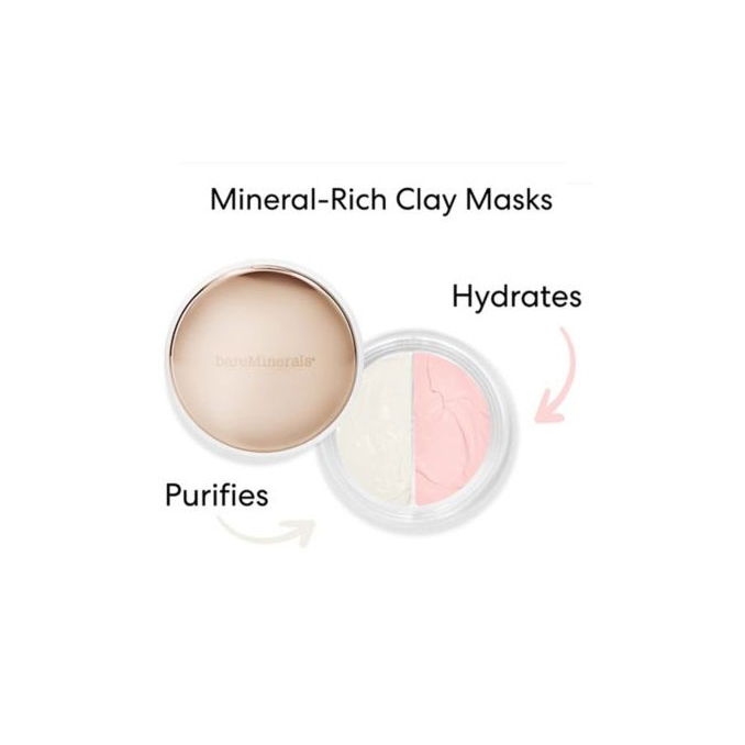 'Claymates Duo - Be Pure & Be Dewy' Face Mask - 58 ml