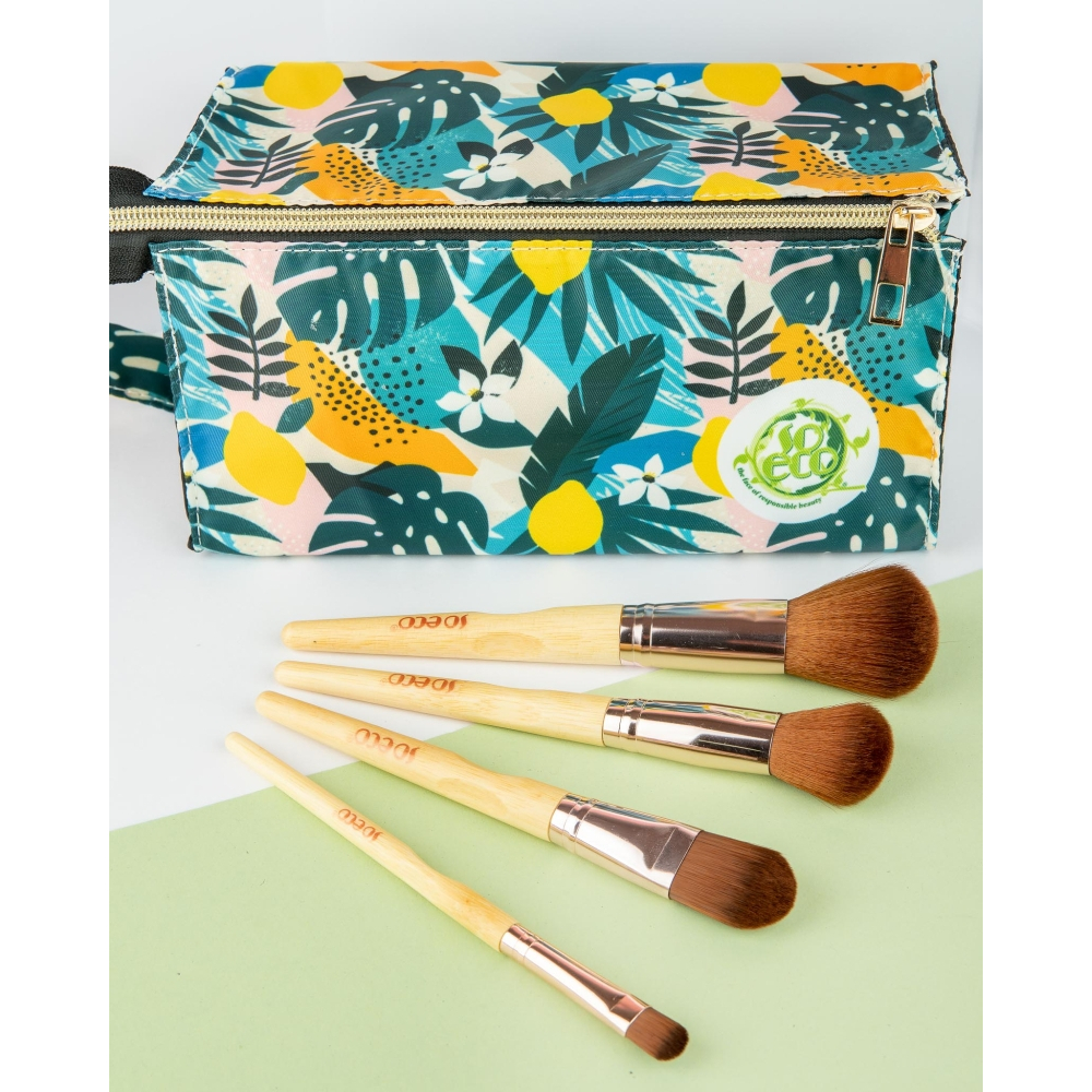 Set de pinceaux de maquillage 'Natural Travel'