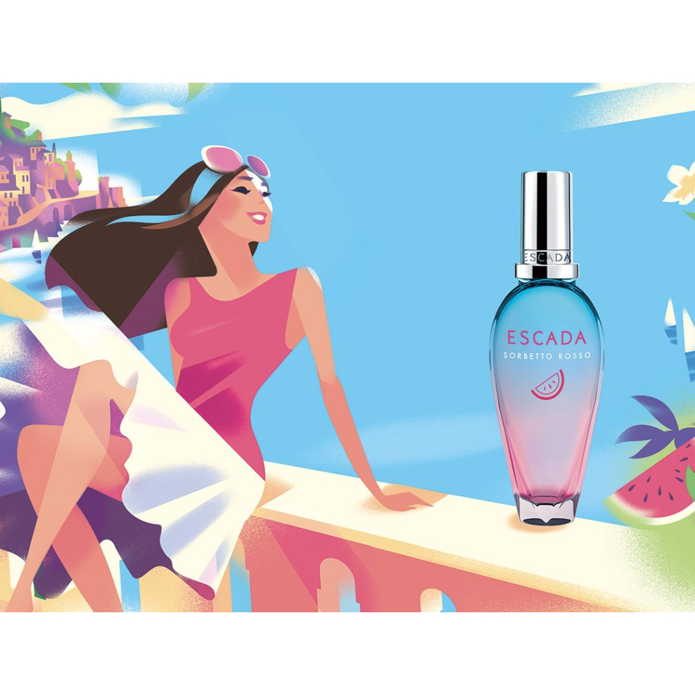 Eau de toilette 'Escada Sorbetto Rosso' - 50 ml