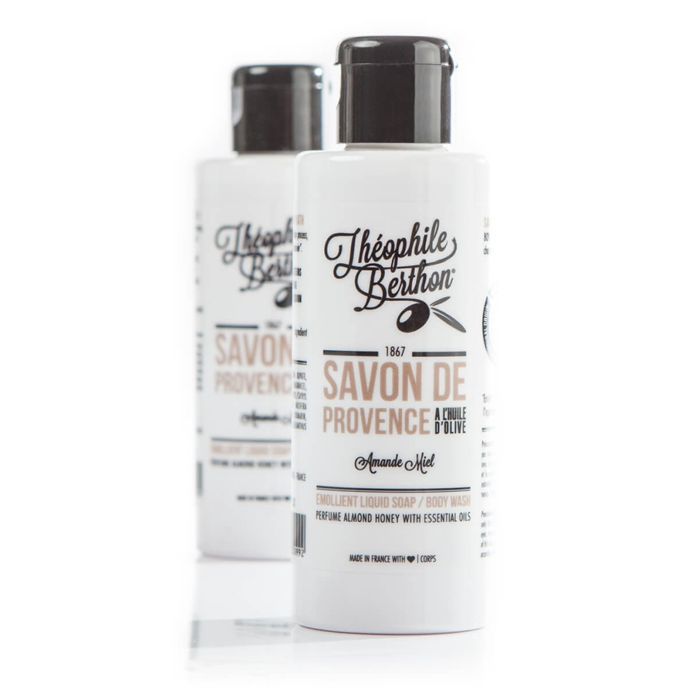 'De Provence Surgras À L'Huile D'Olive' Liquid Soap - Amande Miel 100 ml