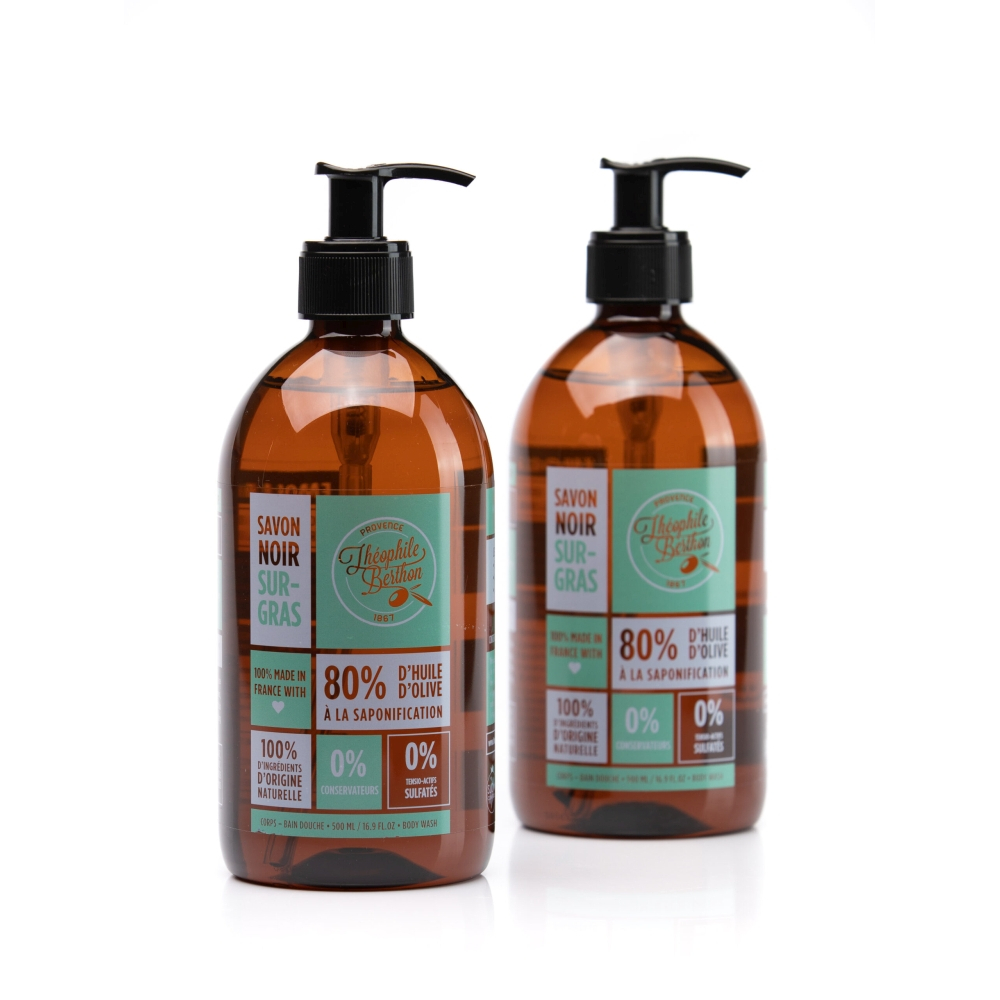'Noir Surgras' Liquid Soap - Menthe Poivrée 500 ml