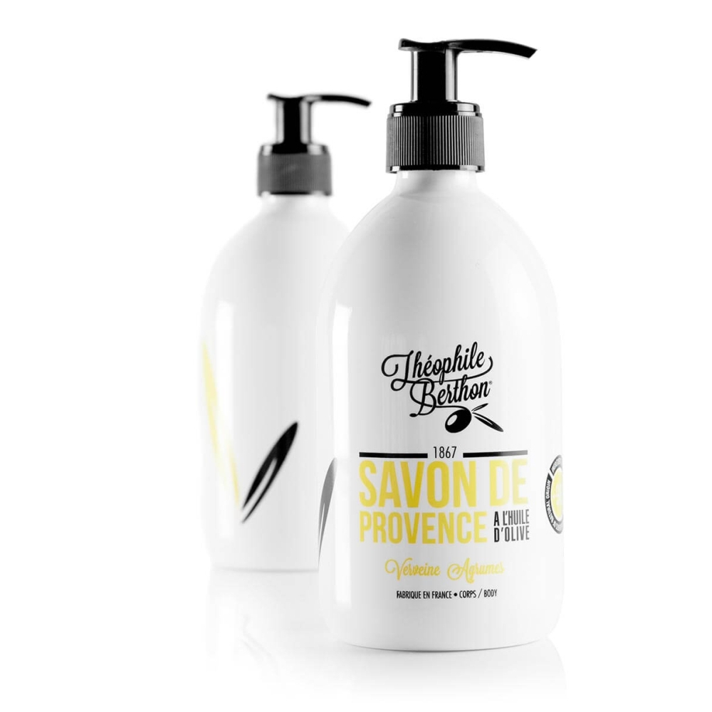 'De Provence Surgras' Liquid Soap - Verveine Agrumes 500 ml