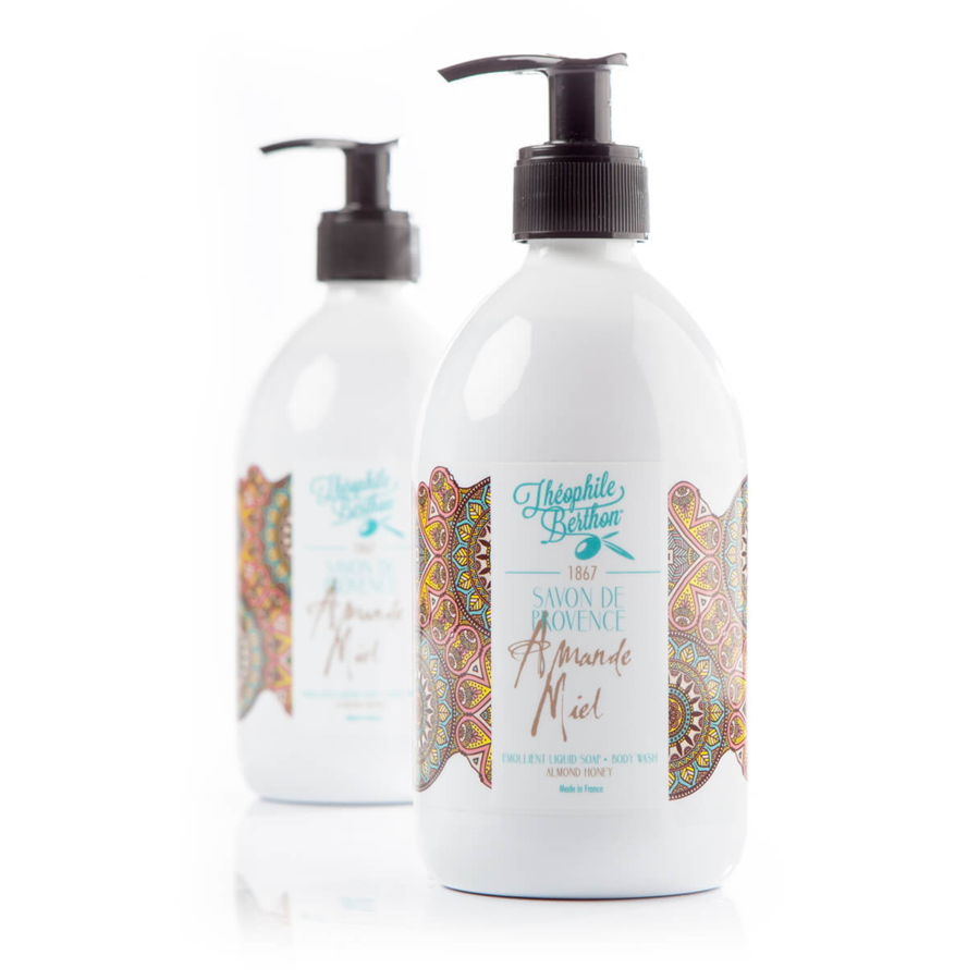 'De Provence Surgras' Liquid Soap - Amande Miel 500 ml