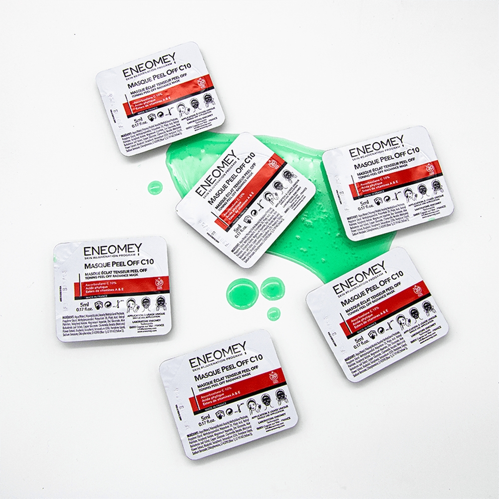 Coffret de soins de la peau 'Masque Peel Off C10' - 6 Pièces, 5 ml