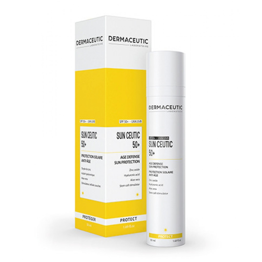 Crème Solaire Anti-Âge 'Sun Ceutic 50+ Protection' - 50 ml