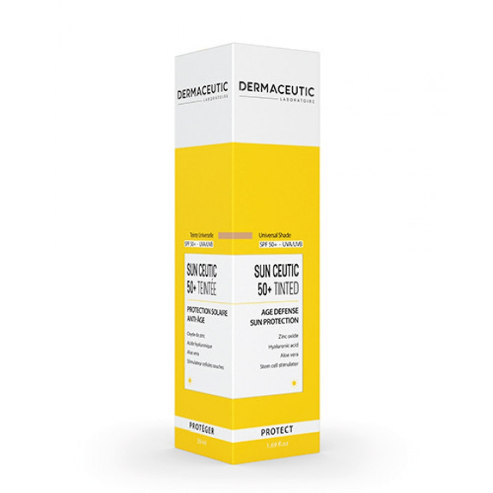 Crème Solaire Anti-Âge 'Sun Ceutic 50+ Teintée' - 50 ml