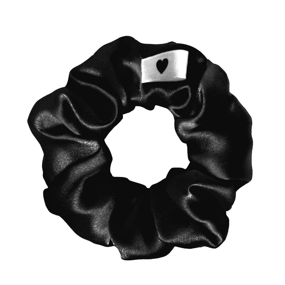 'Original Silk' Scrunchie - Classic Black
