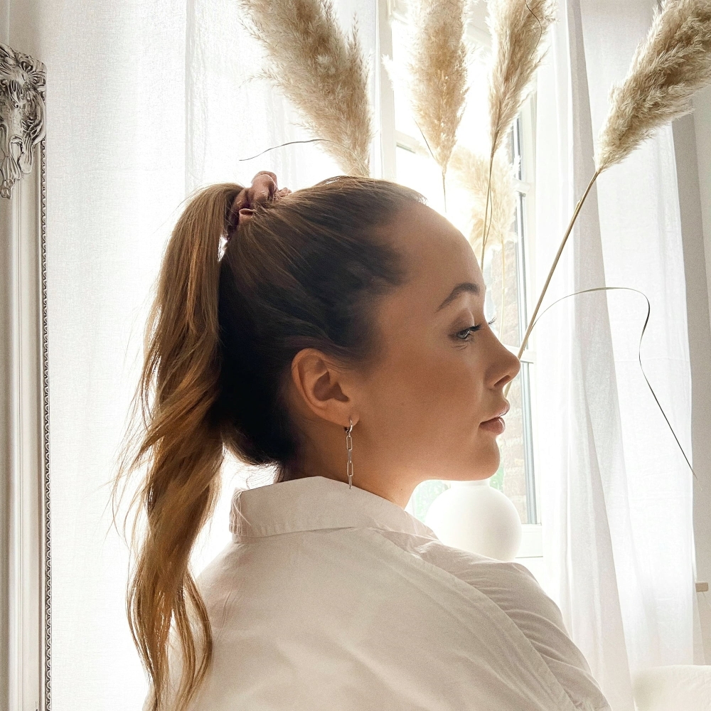 'Original Silk' Scrunchie - Mellow Rose