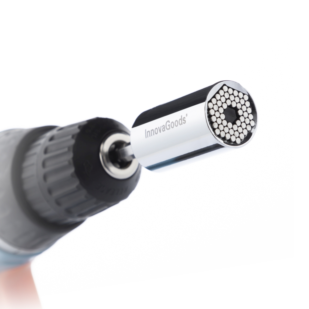 Universal Socket Wrench With Accessories Uniscrew