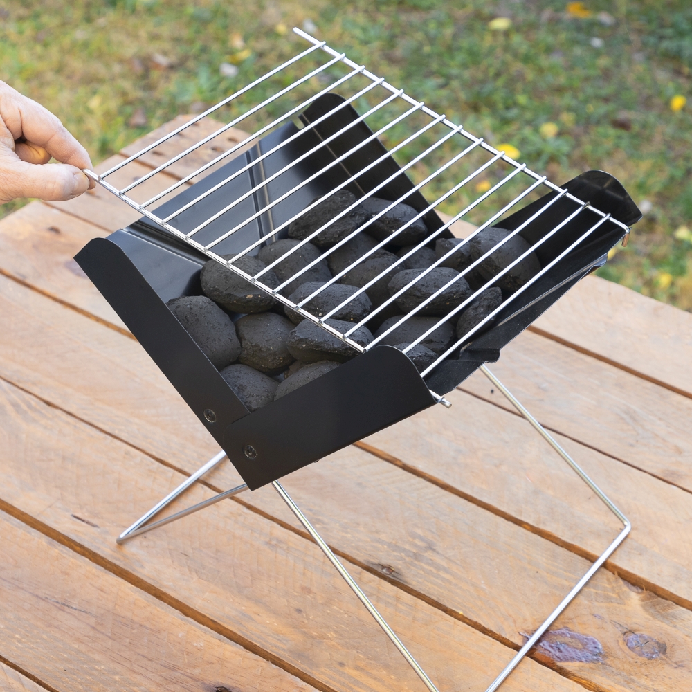 Mini-Barbecue Pliable Portable Pour Charbon Foldecue
