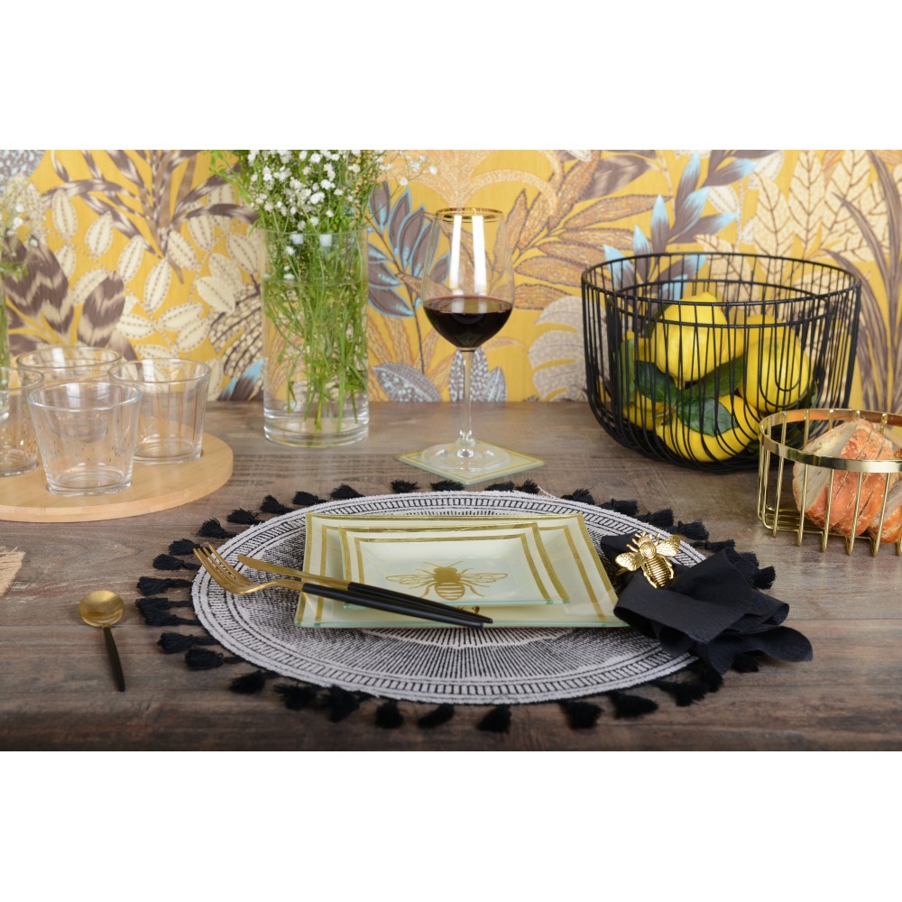 Dessous D'Assiette Azteque Noir