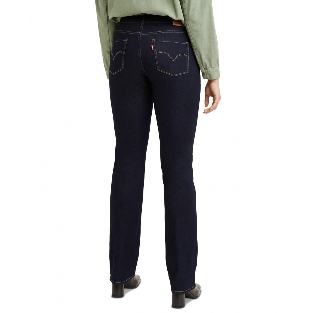 Jeans '314 Shaping Slimming Straight Leg Mid Rise' pour Femmes