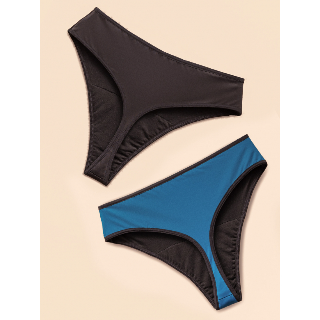 Slips Menstruels 'Carla - Abundant Flow' pour Femmes - 2 Pièces