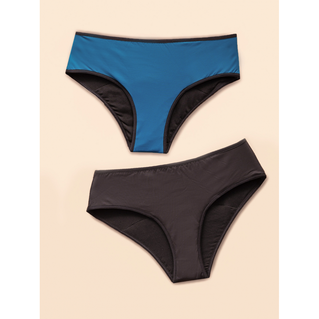 Slips Menstruels 'Carla - Abundant Flow' pour Femmes - 2 Pièces