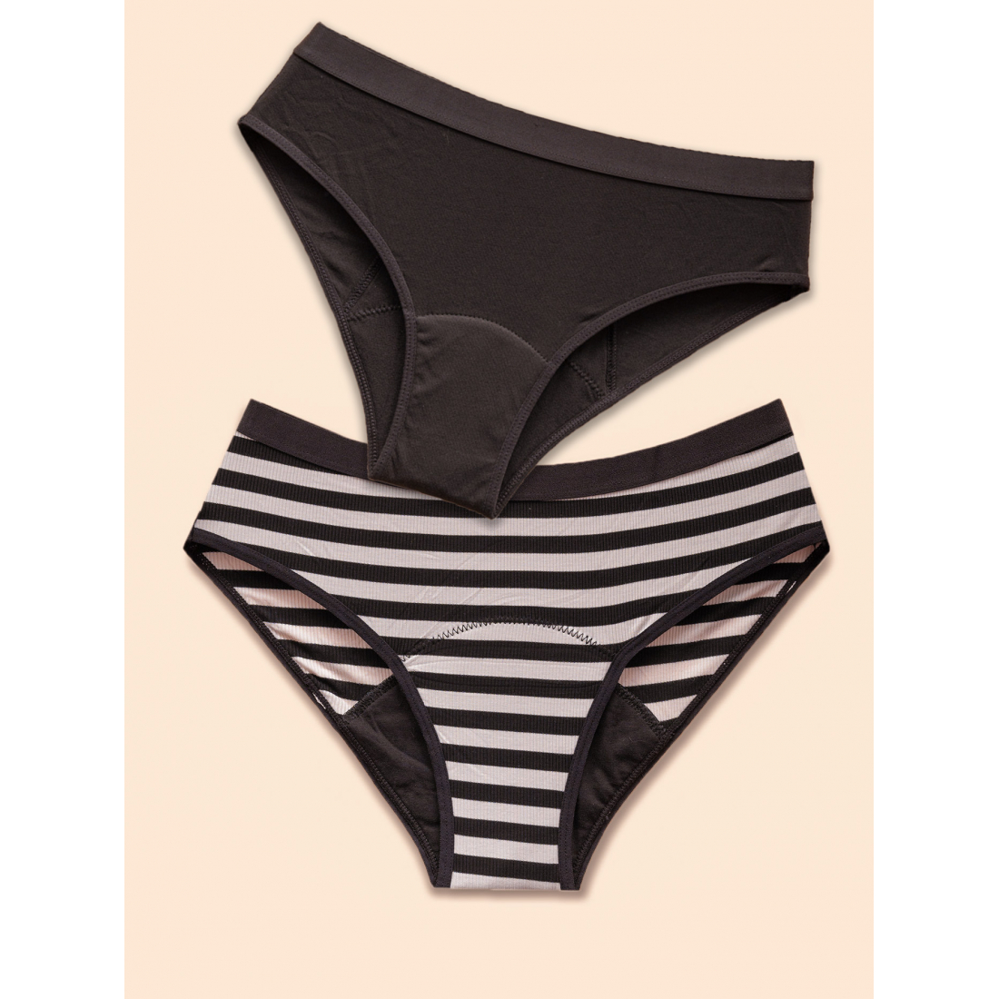 Slips Menstruels 'Boston + Bianca - Abundant Flow' pour Femmes - 4 Pièces